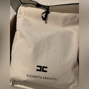 Authentic brand new L Elisabetta Franci travel gorment bag with EF tissue paper